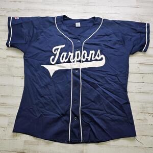 Vintage Russell Athletic Women's Misses XXL Baseball Softball Jersey TARPONS